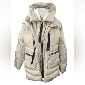 OROLAY Women's Cream Puffer Jacket XL